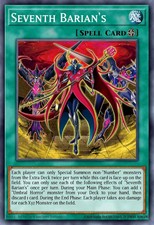 Yu-Gi-Oh Barian’s Seventh Untopia, Secret Rare, 1st Ed, BETB-EN055, M/NM Card picture