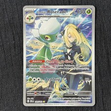 Pokemon TCG: Destined Rivals Cynthia's Roserade 184/182 Illustration Rare NM picture