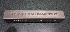 VILMAIN PEWTER INSPIRATIONAL DESK PAPERWEIGHT WILLIAM ARTHUR WARD GRADUATION picture