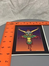 90's Underground Zine Art Horned Demon Magnet picture