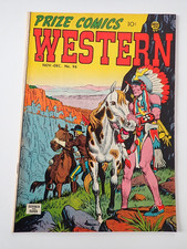 1952 Prize Comics Western # 96 Golden Age Prize Publishing Comics Very Nice  picture