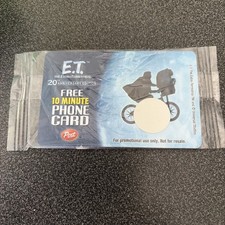 Post Cereal E.T. The Extra-Terrestrial 20th Anniversary Phone Card - Sealed picture
