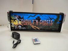 Ghouls N Ghosts Marquee Game/Rec Room LED Display light box picture
