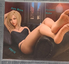 Aya Brea Parasite Eve Custom Card Waifu Anime Manga with Display Case & Stand picture