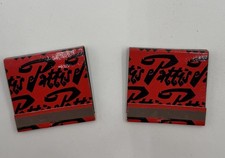 2 VTG Marchbooks Patti’s Houston Restaurant Front Strike Red/black Matches picture