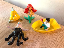 Vintage McDonald's Disney's Little Mermaid Happy Meal Toys 1989 Complete Set 4 picture