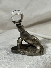 Vintage WAPW Pewter Seal Figurine / Wales Assoc. Of Pewter Works picture