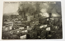 1906 Panorama of Burning San Francisco CA Adolph Selige Pub. Co. Postcard 3224 picture