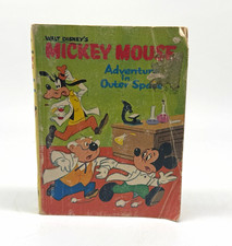 Vintage 1968 Disney Mickey Mouse Adventure in Outer Space Whitman BigLittle Book picture