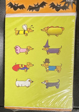 8 Pack- Funny DACHSHUND in COSTUMES 🎃 Halloween NOTE CARDS Wiener Dogs NEW Boo picture
