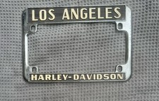 ORIGINAL HARLEY DAVIDSON MOTORCYCLE OF LOS ANGELES LICENSE PLATE FRAME picture