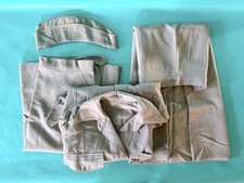 WWII WAC Women's Army Corps Khaki Cotton Shirt Skirts Garrison Cap Named Lot picture