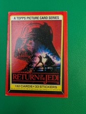 1983 topps return of the jedi card #1 title card  picture