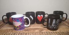 Six Las Vegas Casino Poker Theme 11 oz Ceramic Coffee Mugs picture