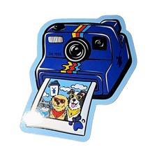 Dutch Bros Polaroid Camera With Dogs Limited Exclusive Second Chance Sticker 26 picture