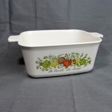 Vtg Corning Ware Spice Of Life Casserole Dish P-4-B 7 x 5 1/2 Inch x 3