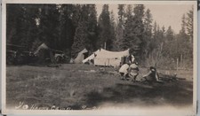 Antique PNW 1929 Ye Happy Camp Eastern Oregon 4.5x2.5 Original Photo picture