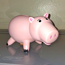 Disney Store 2018 Hamm Toy Story Ceramic Piggy Bank Pig w/ Cork Stopper picture