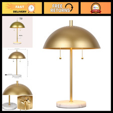 Elegant 2-Light Mushroom Table Lamp, 20.7