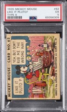 1935 MICKEY MOUSE TYPE II #62 LIKE IT PLUTO? PSA 5 picture
