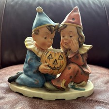 Vintage RARE Very LARGE Napco Lefton October HALLOWEEN  Boy & Girl Figurine picture