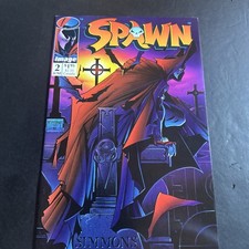 Spawn #2 1992 Modern Age KEY 1st app of Clown Vf+ K2k picture