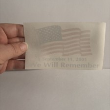 911 memorial sticker reversable We Will Remember picture