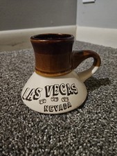 Vintage Las Vegas (Nevada) Souvenir Coffee Mug - No Spill - Wide Bottom picture