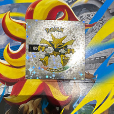 TAPS 2001 Pokémon TAPS Crealaser Alakazam Hologram #63 Trading Card picture