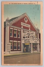 Postcard The Barter Theatre Virginia Abingdon VA Posted 1952 Marquee Players picture