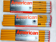 Vintage Faber Castell American Quality No.2 Pencils ( 3 x 12) Made In The USA picture