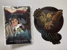 Dragonsteel Sixth of the Dusk Character Pin & Sticker Cosmere Bundle NEW picture