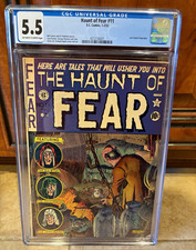 Haunt of Fear #11 (EC Comics 1952) CGC 5.5 Universal Grade Horror Sci-Fi picture
