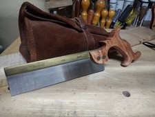 Lie-Nielsen Curly Maple 15tpi Dovetail Saw with Leather Case in Excellent Cond picture