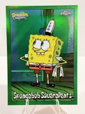 2025 Topps Chrome SpongeBob 25th Anniv SpongeBob SquarePants Kelp Green #25 picture