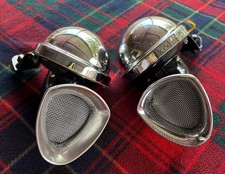 VINTAGE ,1933-34 FORD DELUXE HORNS & BRACKETS picture