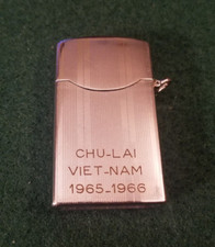 Zenith Vietnam Windproof Lighter- CHU-LAI  VIET-NAM.  1965-1966-USED picture