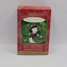 Hallmark Keepsake Ornament Peanuts Lucy A Snoopy Christmas picture