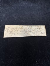1806 handwritten order from Norwich, Connecticut Signed by Samuel Danforth picture