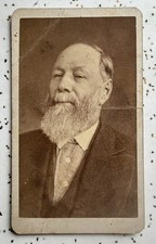 Antique Cabinet Card Photograph Man Colonel Houghton Michigan 19th Century  picture