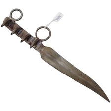 Maratha Dagger Hand Forged Steel Blade Right Hand Dummy Bagh Nakh Wagh Nakh L769 picture