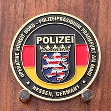 Frankfurt Hessen Germany Polizei Operative Einheit Nord Challenge Coin  W#30 picture