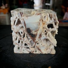 2.86LB Polishing and repairing of natural sphalerite crystal blocks 1.3kg picture
