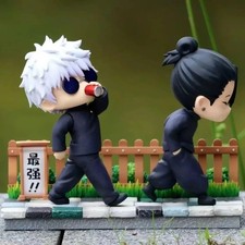 2pcs Anime Jujutsu Kaisen Gojo Satoru & Geto Suguru Action Figures Toy Set picture
