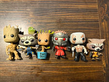 Funko Pop Marvel Guardians of the Galaxy Vinyl Mixed Lot 6 Figures Unboxed picture