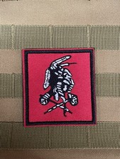 Seal Team 6 Red Squadron Patch DEVGRU Team Bin Laden Hook Loop Backing White picture