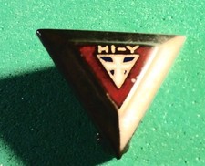 VINTAGE HI-Y FRATERNITY PIN picture