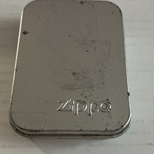 Vintage 1999 Three Stooges Zippo Lighter CIB Unfired 3 Silly Men Stickered Tin picture