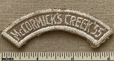 Vintage 1955 MCCORMICK' S CREEK Boy Scout Segment PATCH CIC Indiana Camp Badge picture