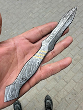 Custom Handmade Damascus Steel Double-edged Hunting Throwing Dagger Knife 1545 picture